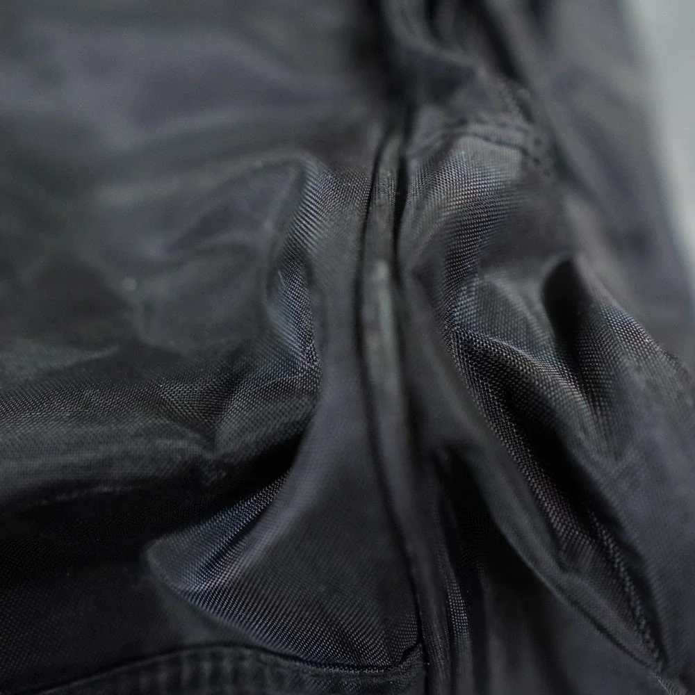 Polo Jeans Co Ralph Lauren Duffel Bag Men Large Black Nylon Logo Travel Bag Y2K